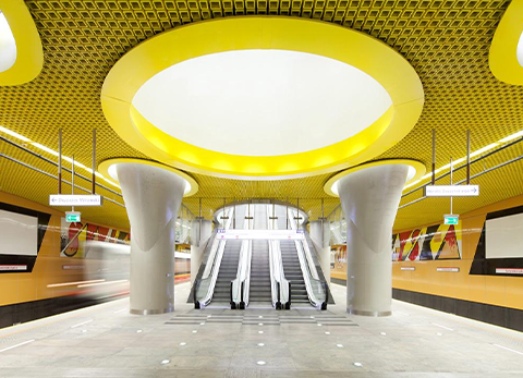 Warsaw Metro Line II “Szwedzka”